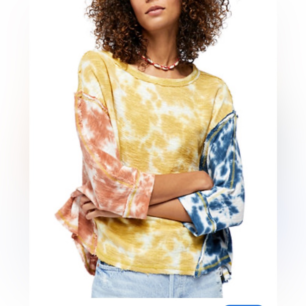 We The Free Chasing the Sun Dolman Sleeve Top Oversized Medium